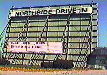 Northside Drive-In Theatre - Screen From Darryl Burgess (newer photo)